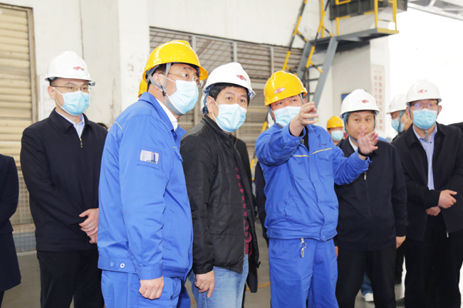 洛陽市委常委、常務副市長孫延文到萬基調研指導工作