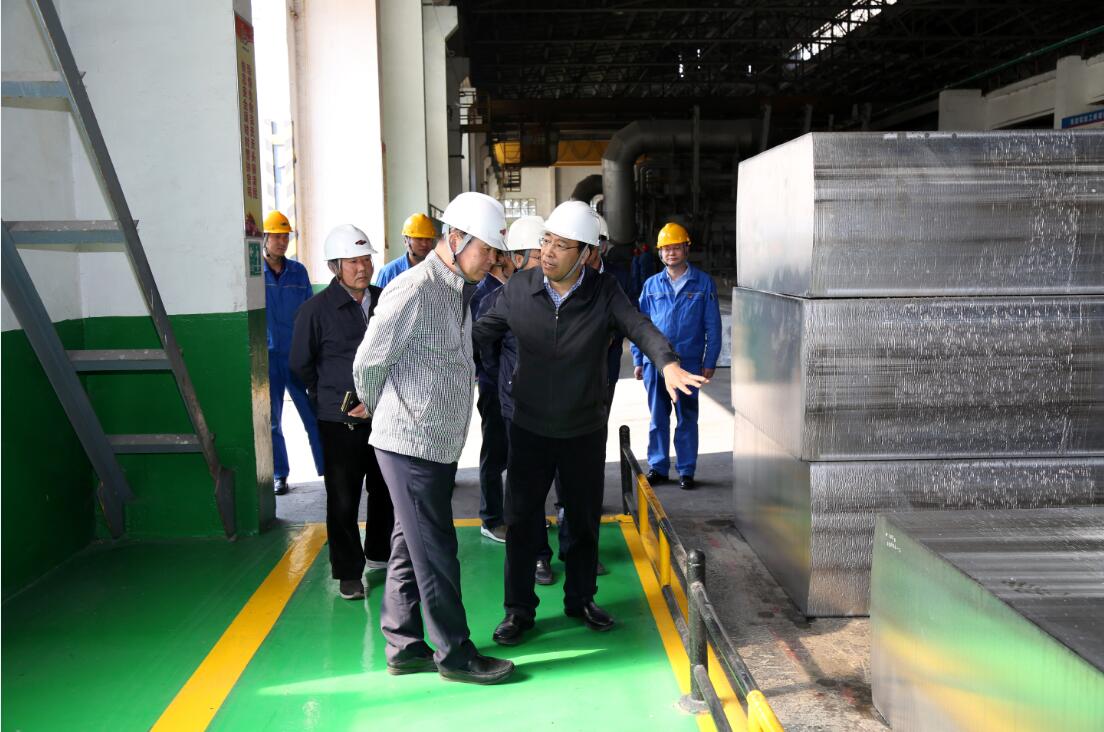 北京能源集團(tuán)投資部部長(zhǎng)楊松、北京京能電力公司總經(jīng)理金生祥一行到萬(wàn)基控股集團(tuán)調(diào)研